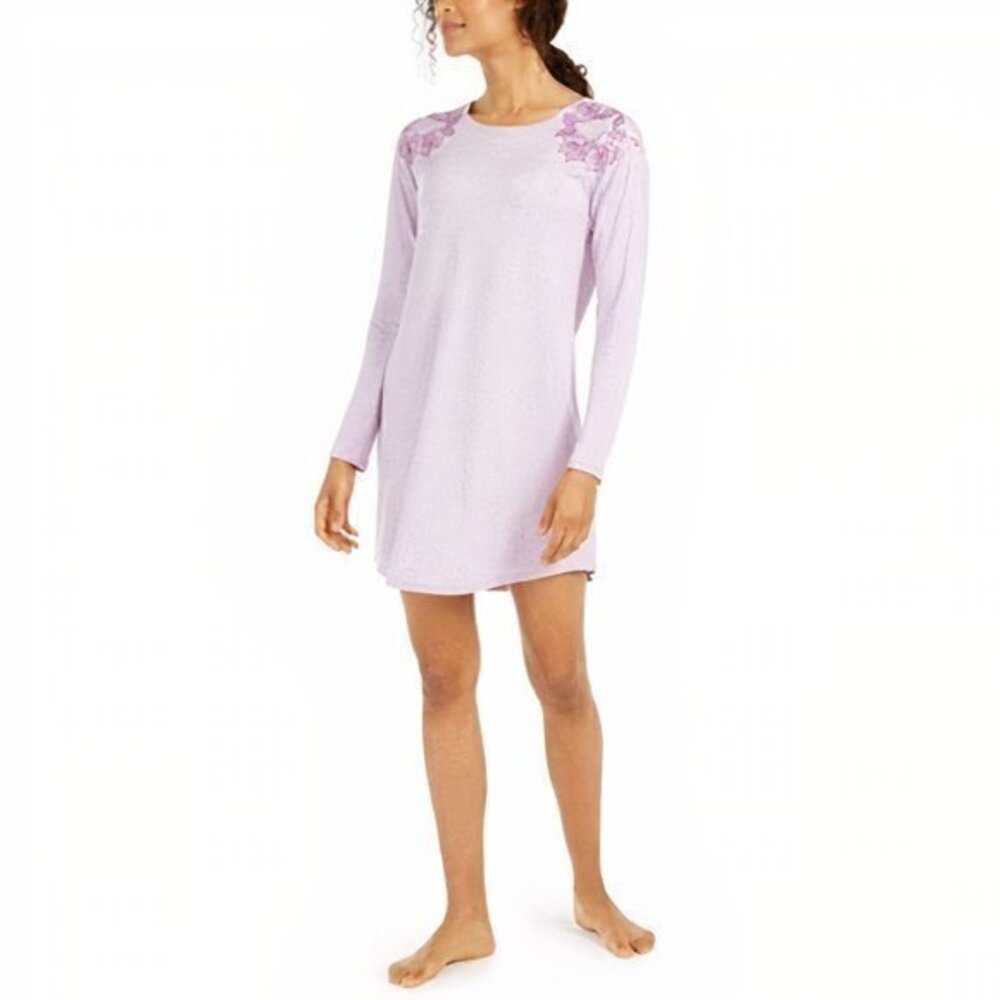 Charter Club Floral-Embroidered Nightgown-XL NWOT